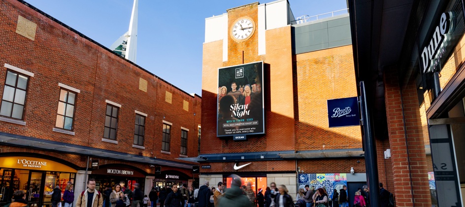 Ocean Outdoor secures DOOH contract at Gunwharf Quays